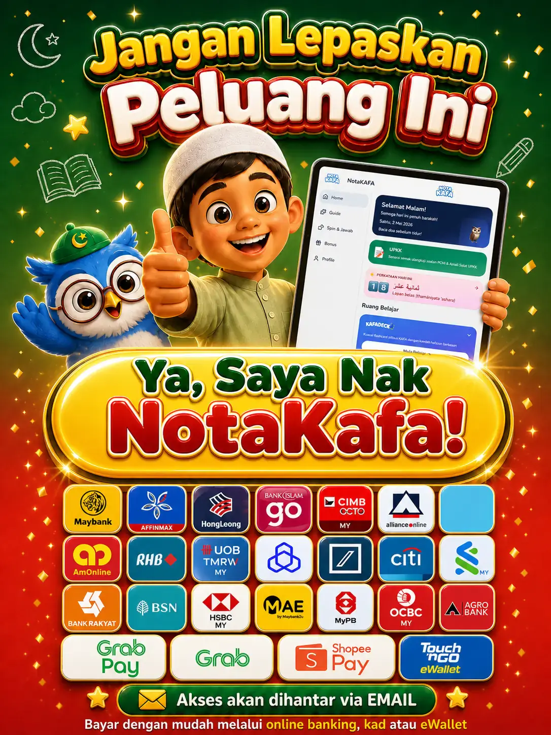 Klik untuk dapatkan pakej penuh NotaKafa